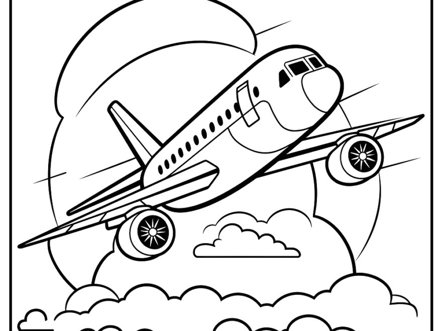 Airplane Coloring Pages 100 Free Printables