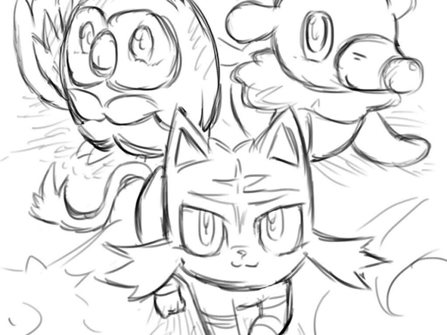 Alola Starters Pok mon Amino