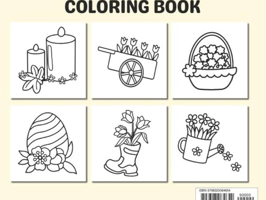 Amazon Bold And Easy Cute And Simple Coloring Book Simple Coloring Book For Adults And Kids Bold And Easy Coloring 9798323084654 Press ColorPuff Books