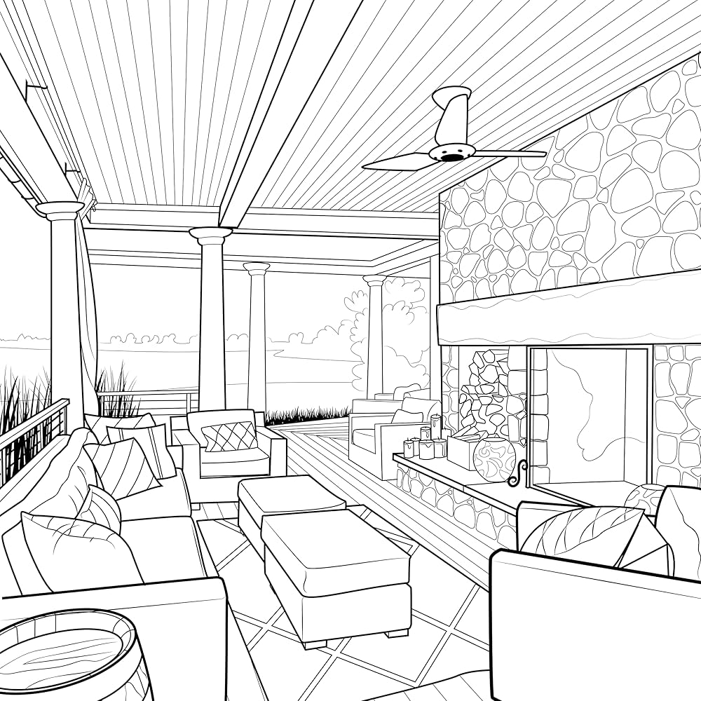 Amazon Dream Home Beach House An Interior Design Coloring Book 9781250279798 Brown Alan Books Amazon Dream Home Beach House An Interior Design Coloring Book 9781250279798 Brown Alan Books