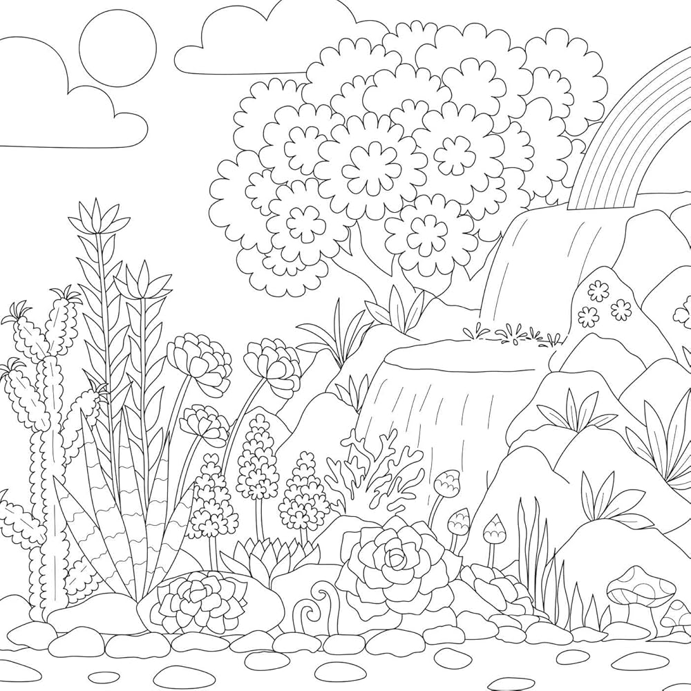 Amazon Pretty Simple Coloring Nature Scenes 45 Easy to Color Pages Inspired By The Beauty Of Nature 9781507221129 Adams Media Books Amazon Pretty Simple Coloring Nature Scenes 45 Easy to Color Pages Inspired By The Beauty Of Nature 9781507221129 Adams Media Books