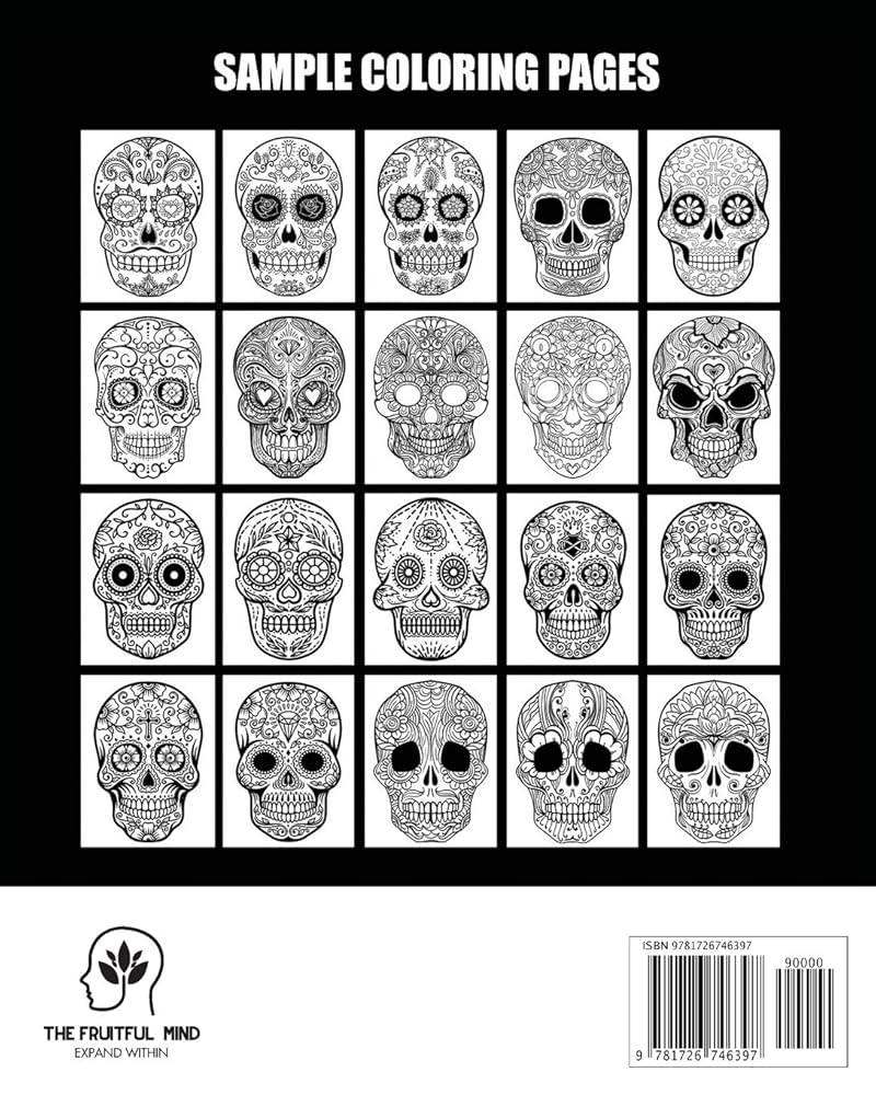 Fun Day Of The Dead Coloring Pages