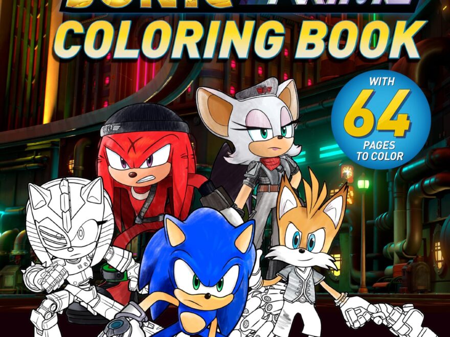 Amazon The Ultimate Sonic Prime Coloring Book Sonic The Hedgehog 9780593750483 Spaziante Patrick Books