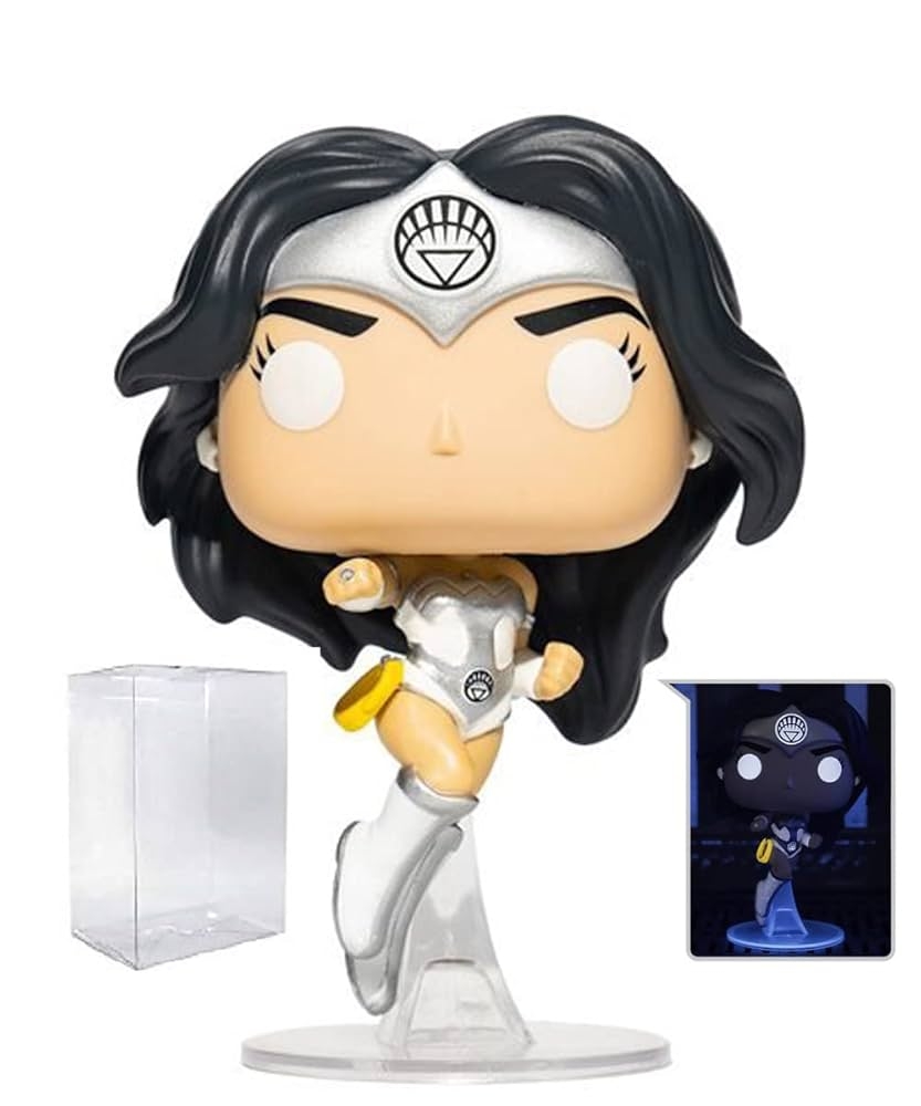 Amazon Wonder Woman 80th Anniversary White Lantern Glow in The Dark Pop Vinyl Figure EE Exclusive Bundled With Compatible Pop Box Protector Toys Games Amazon Wonder Woman 80th Anniversary White Lantern Glow in The Dark Pop Vinyl Figure EE Exclusive Bundled With Compatible Pop Box Protector Toys Games