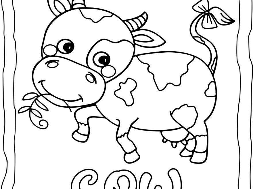 Animal Coloring Book Easy And Fun Animals Coloring Pages For Kids Made By Teachers