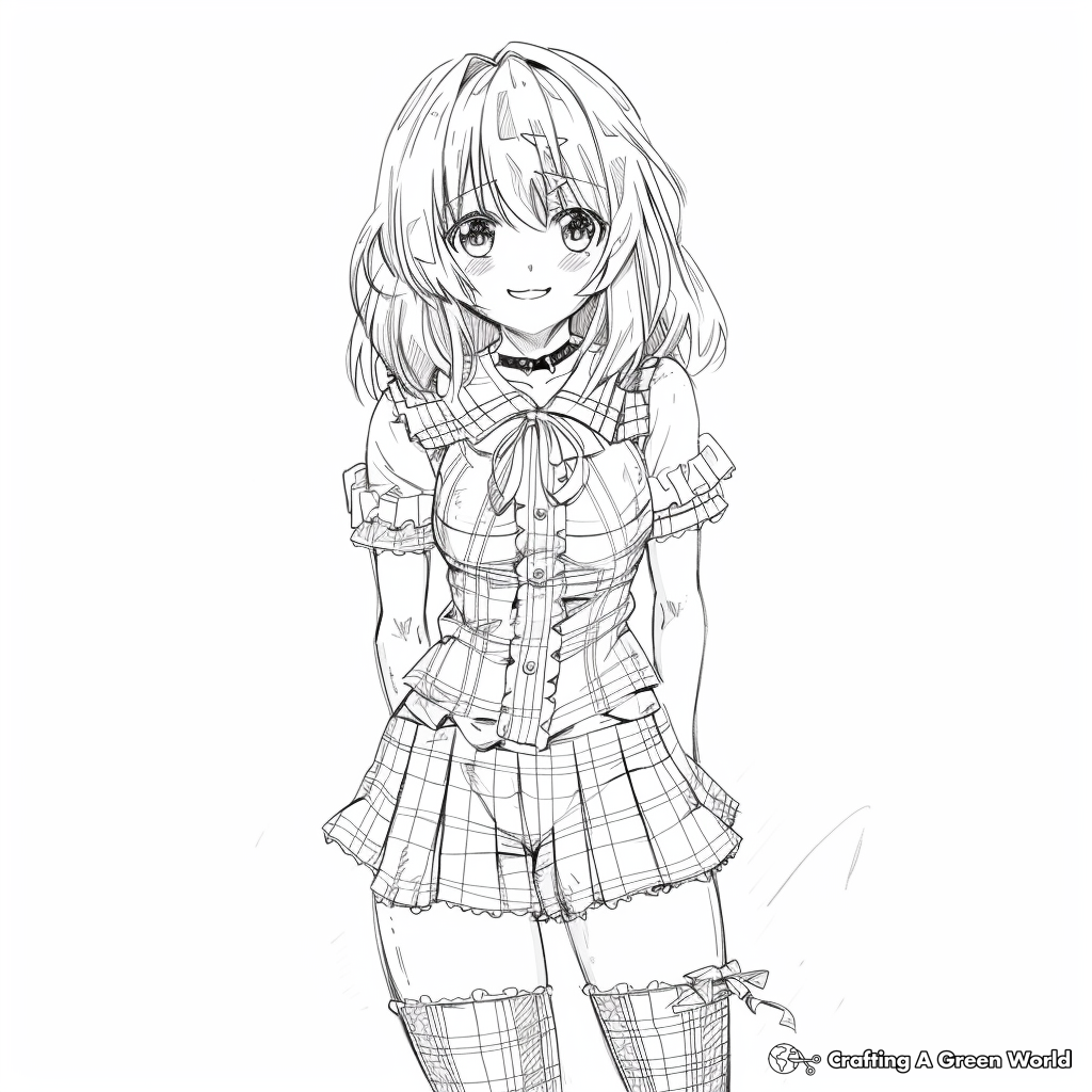 Realistic Girl Coloring Pages Printable