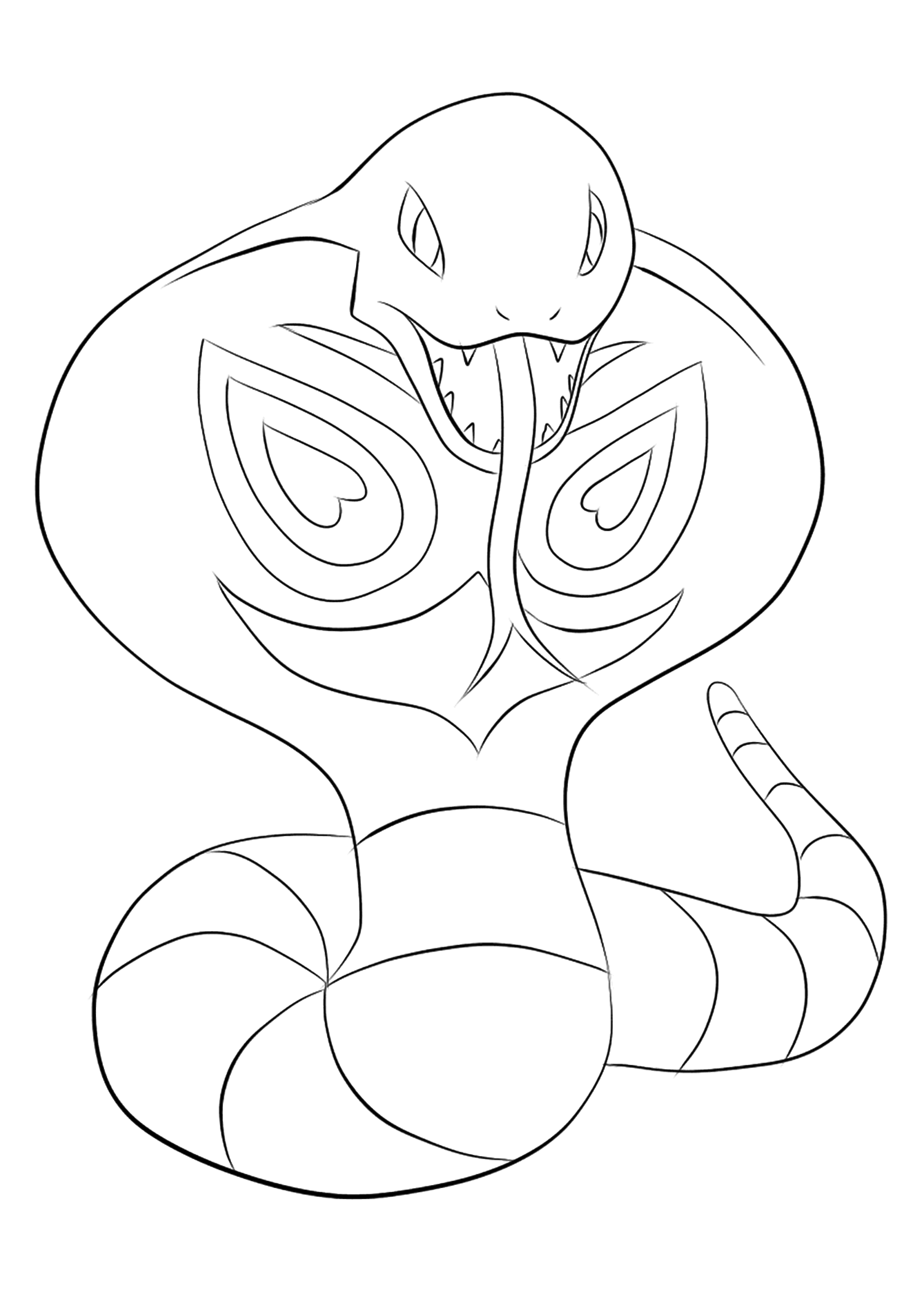Pokemon Snake Coloring Pages Pokemon Snake Coloring Pages