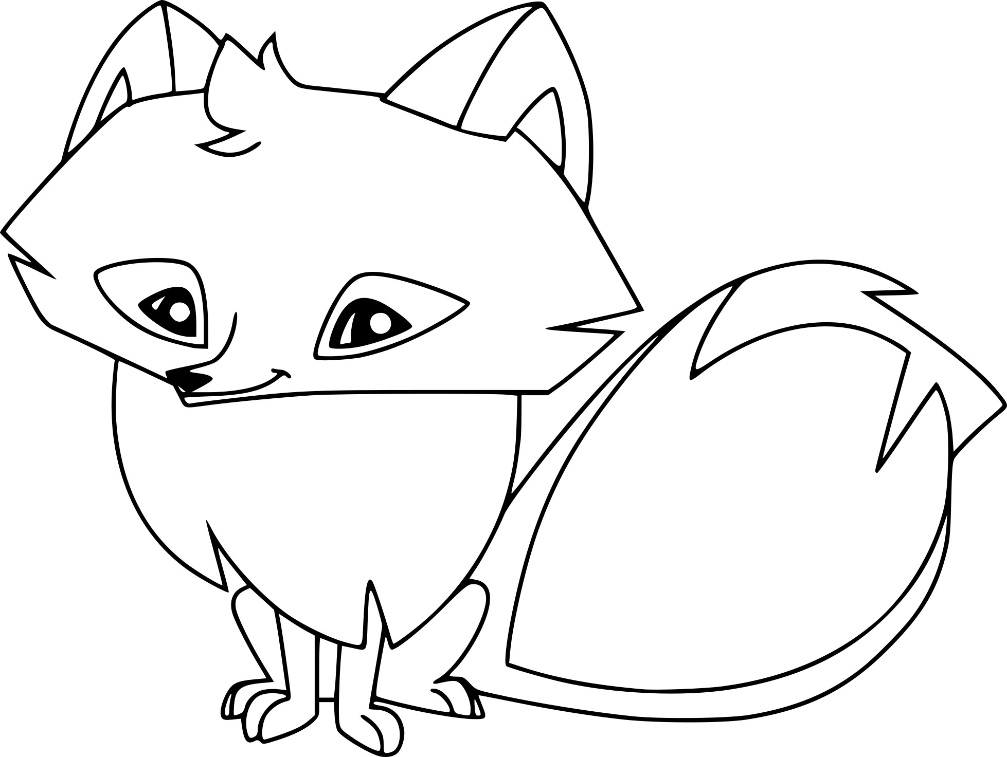 Arctic Fox Coloring Page Free Printable Coloring Pages On Coloori