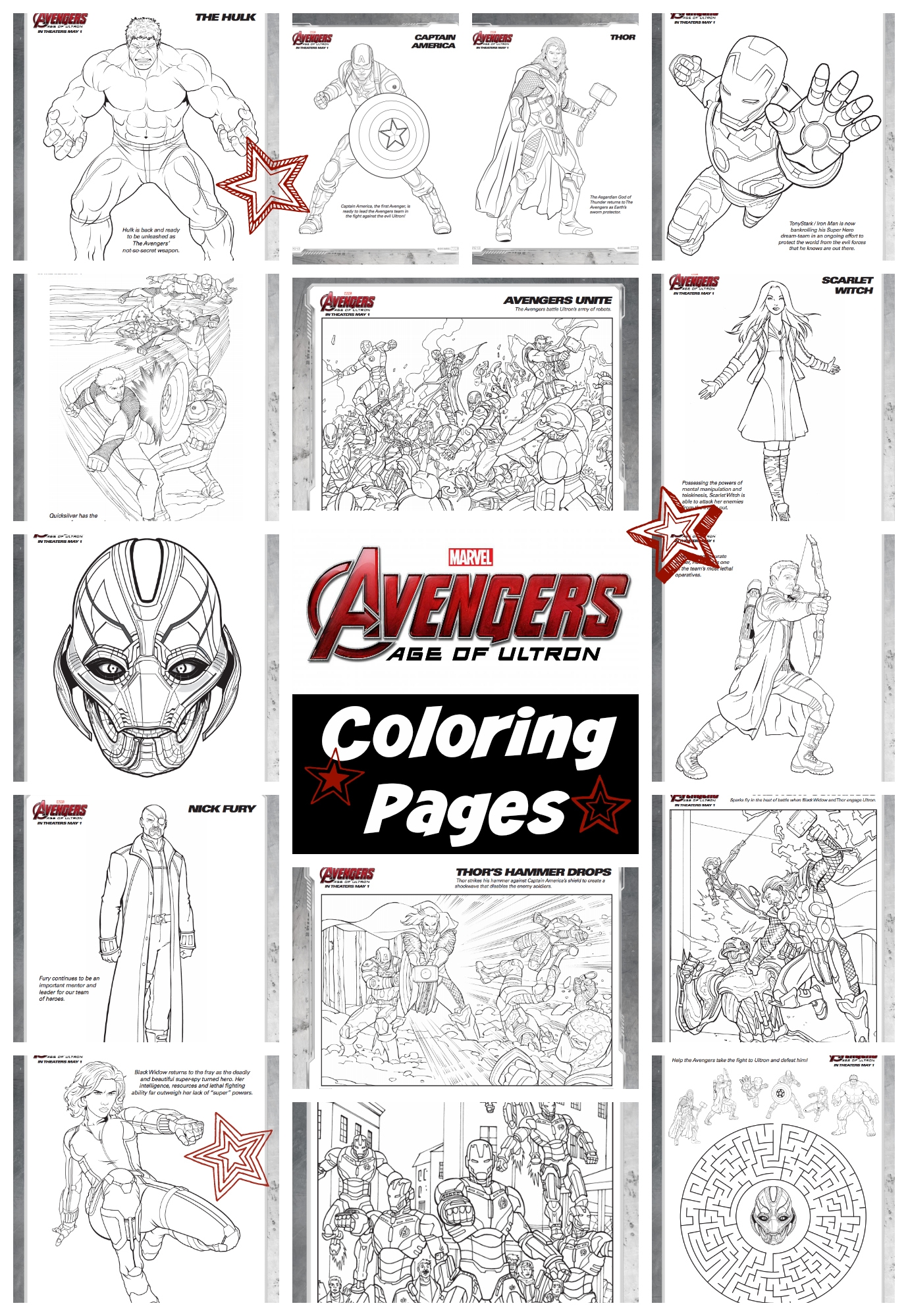 Avengers Age Of Ultron Coloring Pages AvengersEvent Printables Avengers Age Of Ultron Coloring Pages AvengersEvent Printables