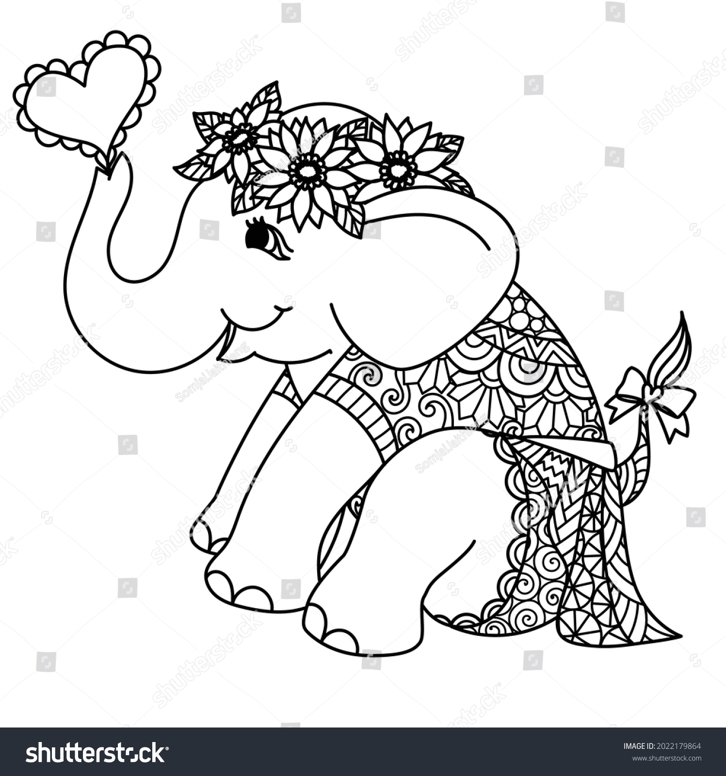 Baby Girl Elephant Wearing Sunflower Wreath Stock Vector Royalty Free 2022179864 Shutterstock Baby Girl Elephant Wearing Sunflower Wreath Stock Vector Royalty Free 2022179864 Shutterstock