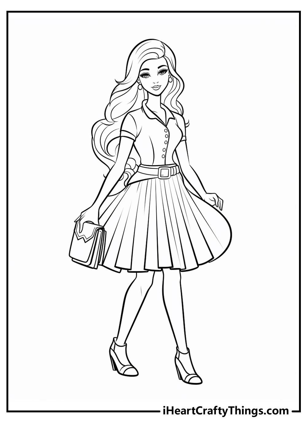 Barbie Coloring Pages 100 Free Printables 
