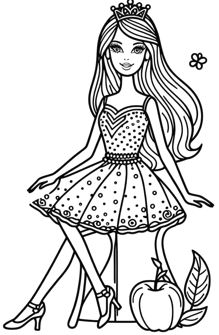 Barbie Vet Coloring Pages Barbie Vet Coloring Pages