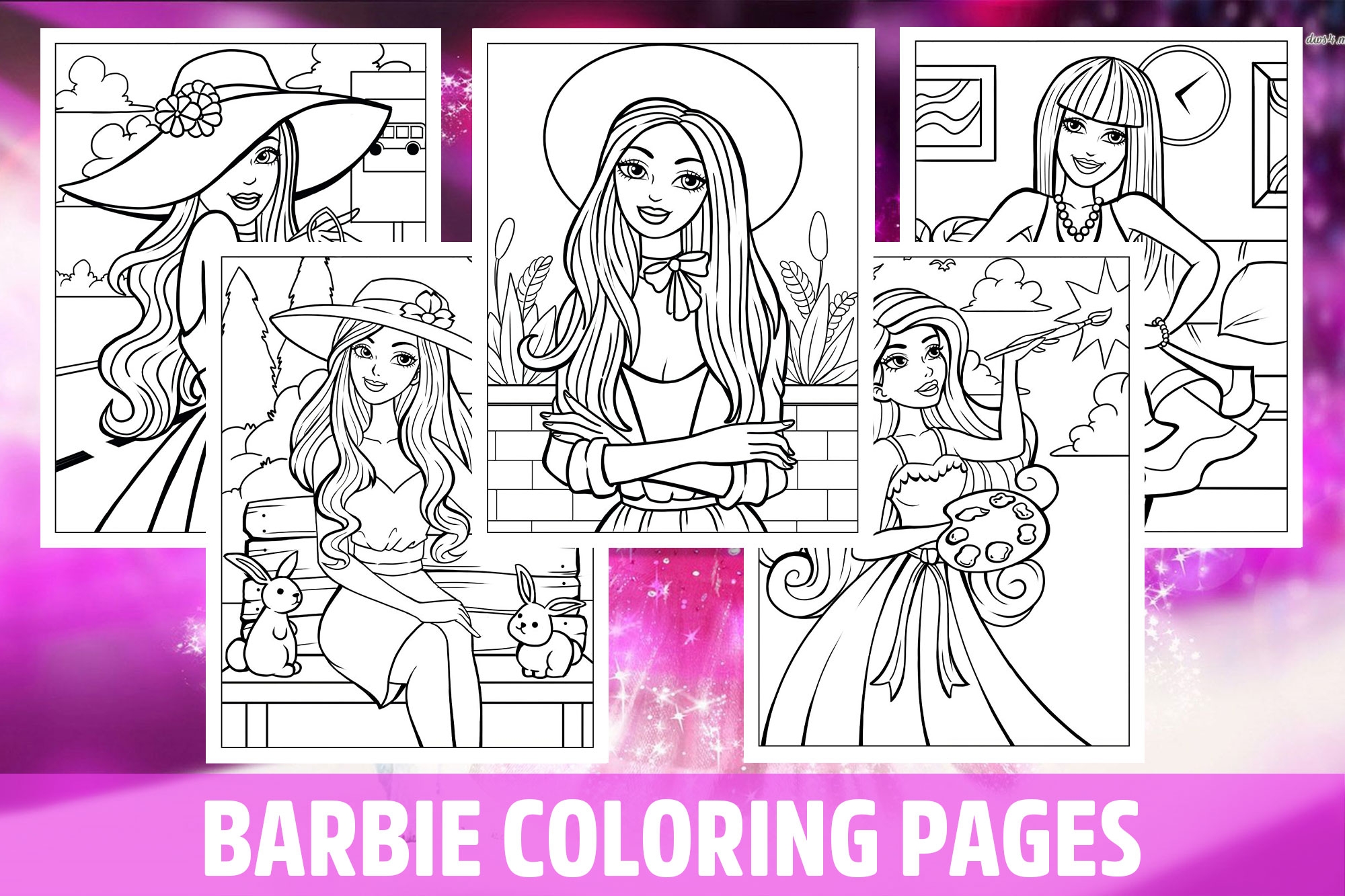 Barbie Coloring Pages For Kids Girls Boys Teens Birthday School Activity Made By Teachers Barbie Coloring Pages For Kids Girls Boys Teens Birthday School Activity Made By Teachers