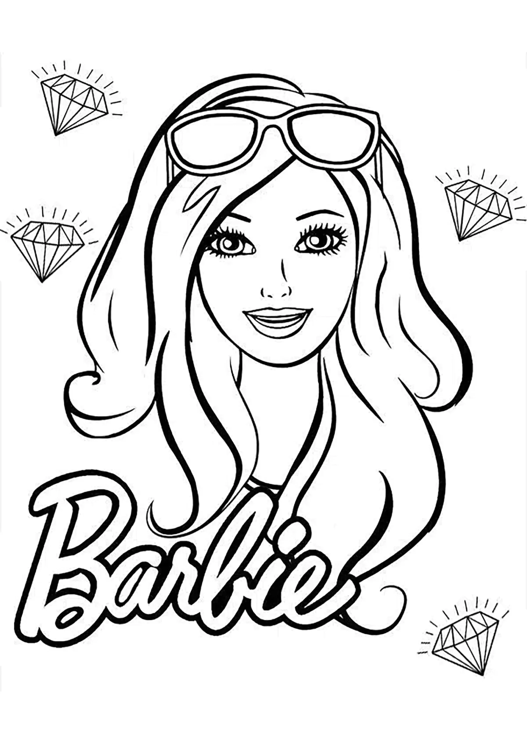 Barbie Adult Coloring Pages Barbie Adult Coloring Pages