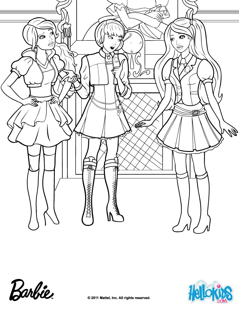 Barbie Stars As Blair Willows Coloring Pages Hellokids Barbie Stars As Blair Willows Coloring Pages Hellokids