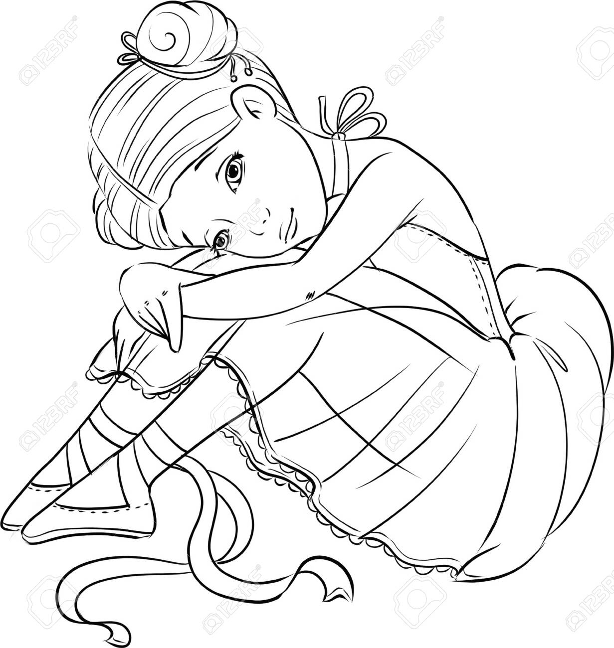 Beautiful Little Ballerina Girl Outline Coloring Page Stock Photo Picture And Royalty Free Image Image 135750511 Beautiful Little Ballerina Girl Outline Coloring Page Stock Photo Picture And Royalty Free Image Image 135750511