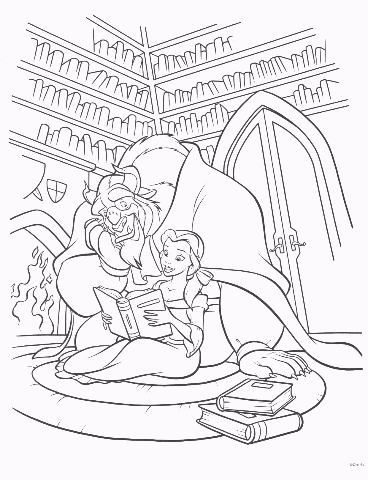 Beauty And The Beast Disney Return To Childhood Coloring Pages For Adults Beauty And The Beast Disney Return To Childhood Coloring Pages For Adults