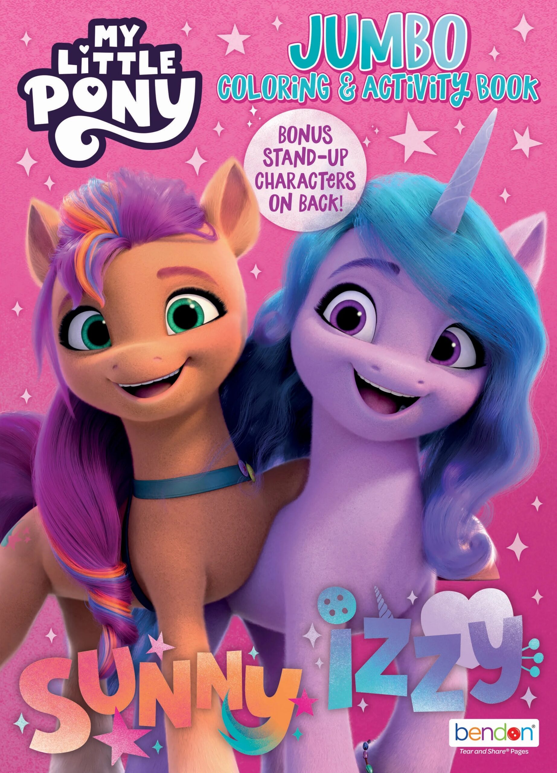 Bendon My Little Pony Jumbo Coloring And Activity Book For Kids And Toddlers 64 Pages With Crayons Walmart Business Supplies