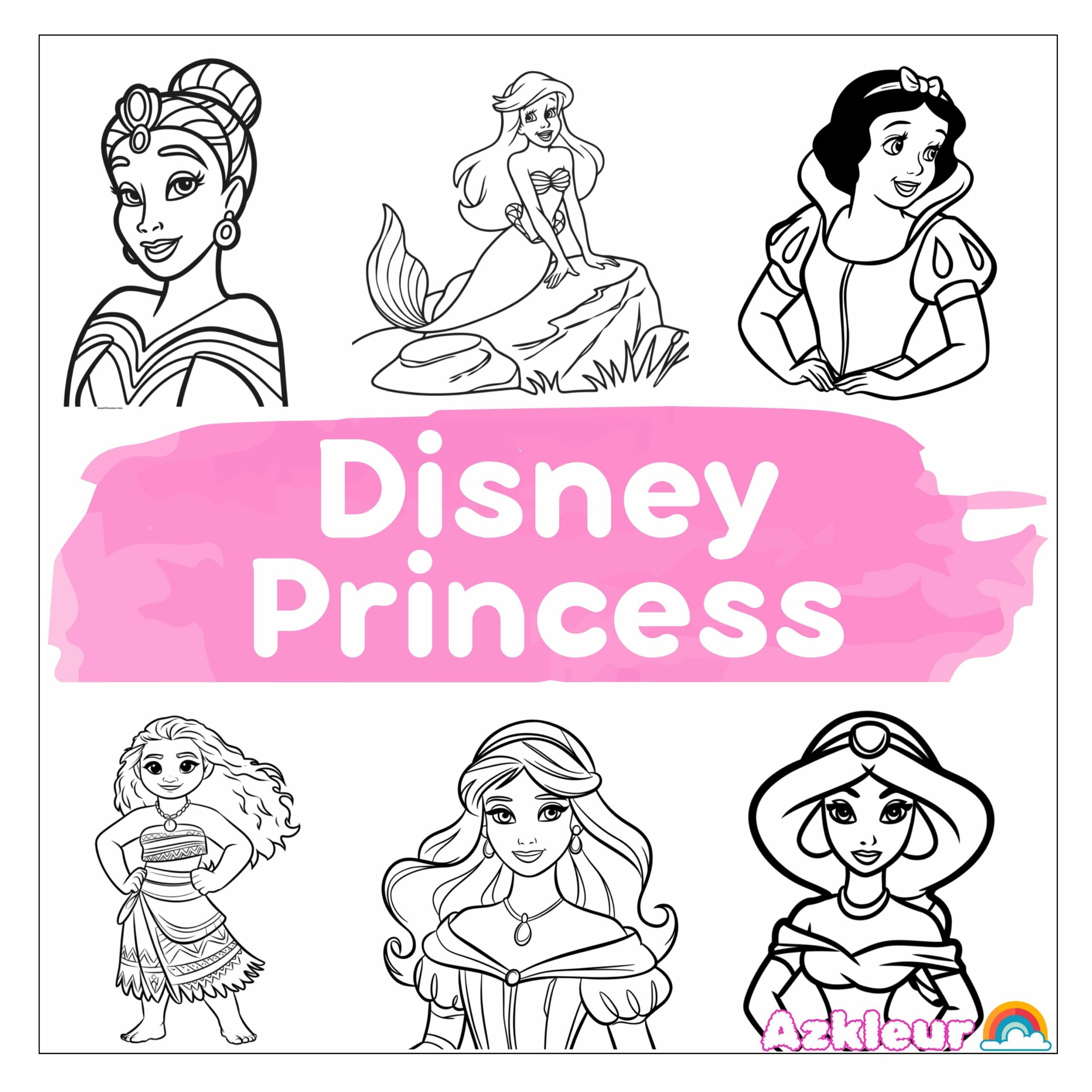 Best 20 Printable Disney Princess Coloring Pages