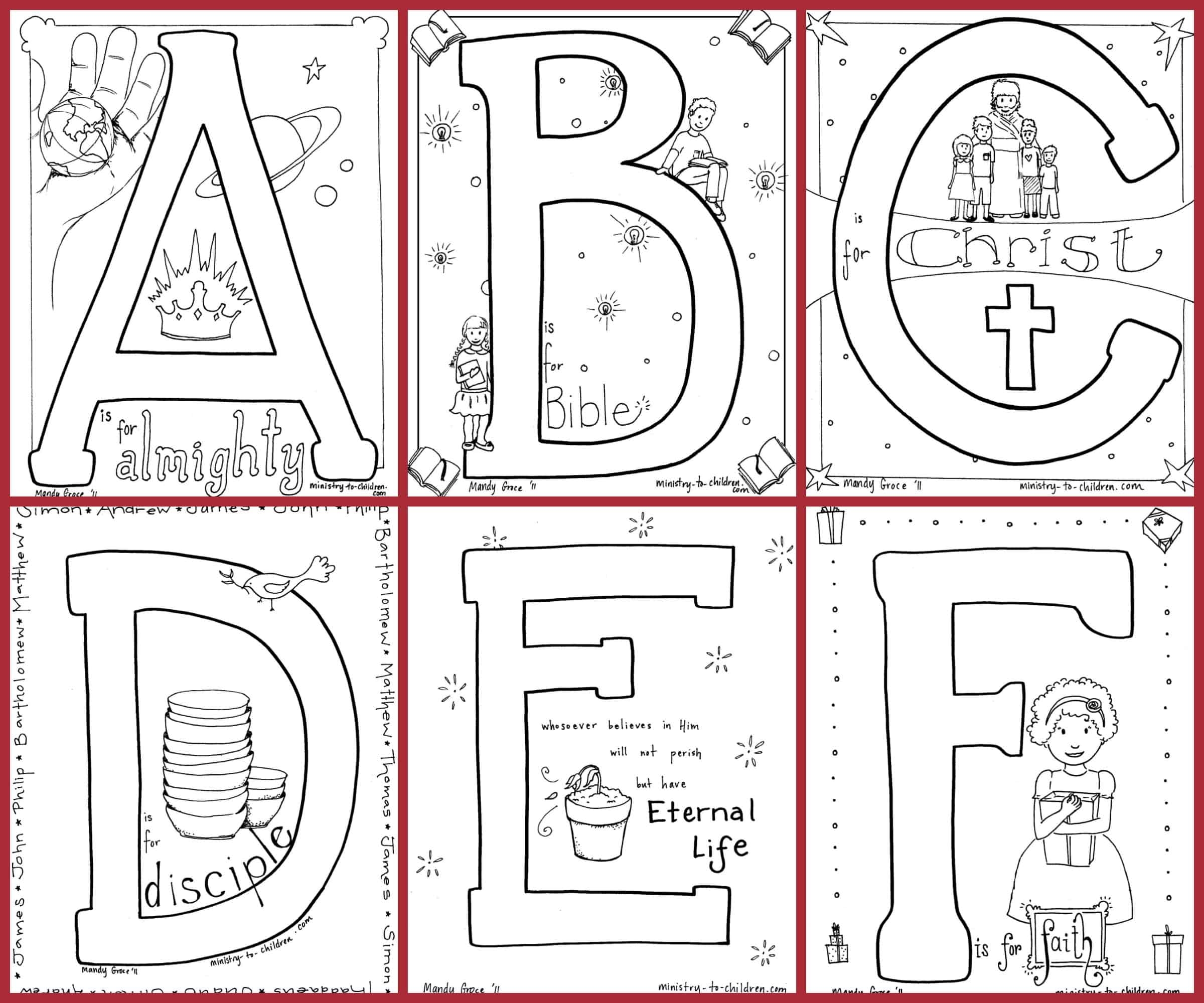 Bible Alphabet Coloring Pages 100 Free Bible Alphabet Coloring Pages 100 Free