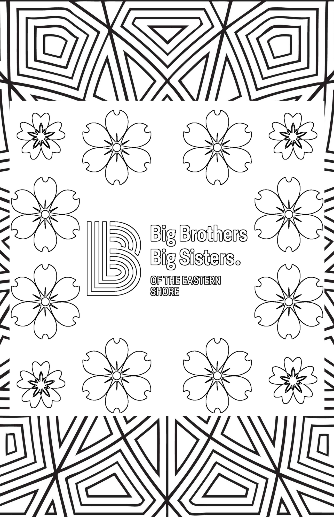 Big Brothers Big Sisters Of The Eastern Shore Printable Coloring Page Big Brothers Big Sisters Of The Eastern Shore