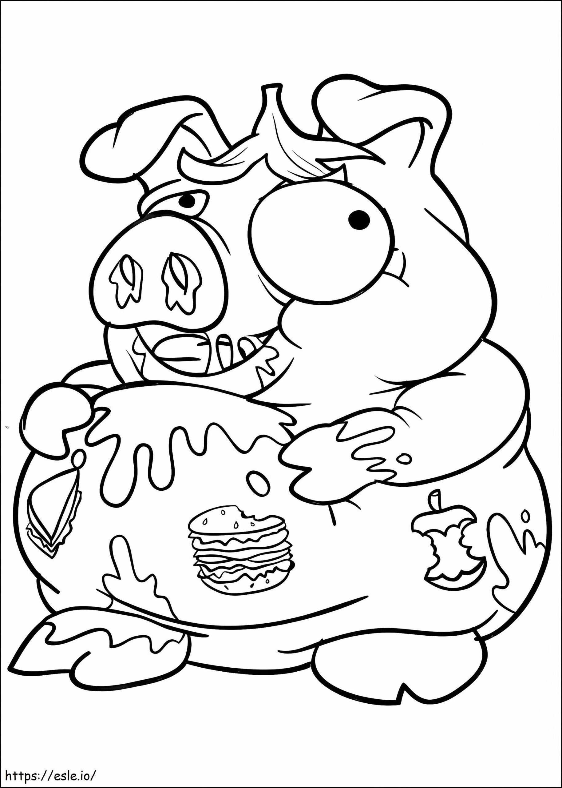 Bin Pig Trash Pack Coloring Page Bin Pig Trash Pack Coloring Page