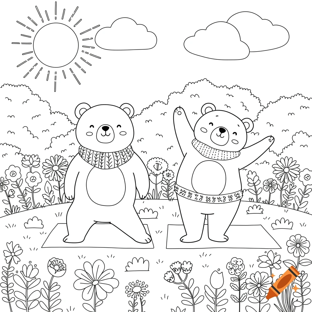 Bear Family Coloring Pages Bear Family Coloring Pages