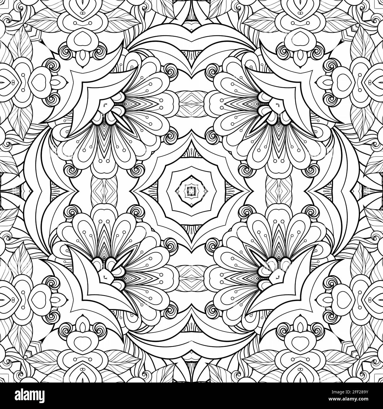 Black And White Pattern Coloring Flowers And Leaves Geometric Beautiful Background Paper Plant Coloring Book Stock Photo Alamy Black And White Pattern Coloring Flowers And Leaves Geometric Beautiful Background Paper Plant Coloring Book Stock Photo Alamy