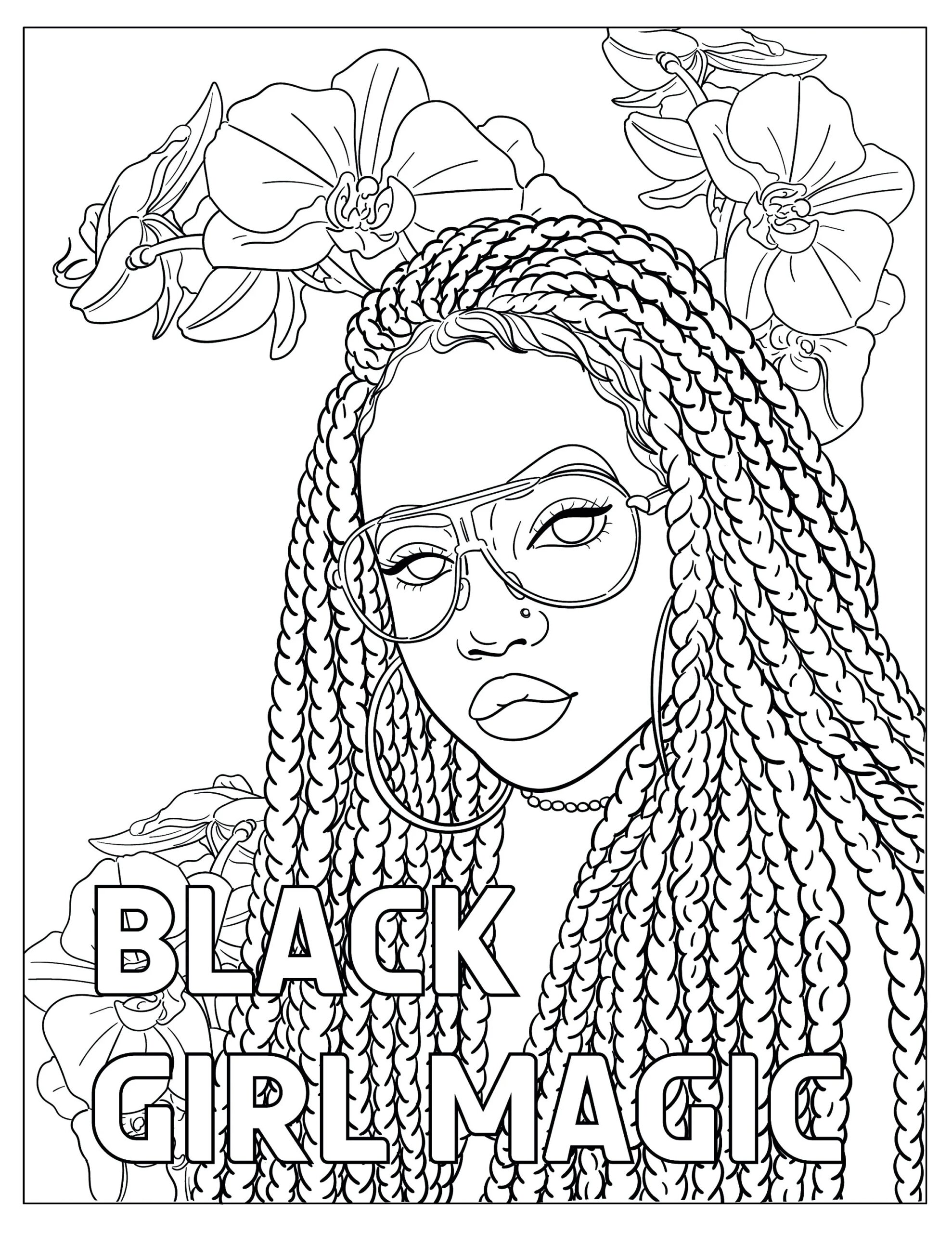 Black Girl Magic Black Girl Coloring Pages Natural Hair Printable Coloring Page Etsy Black Girl Magic Black Girl Coloring Pages Natural Hair Printable Coloring Page Etsy