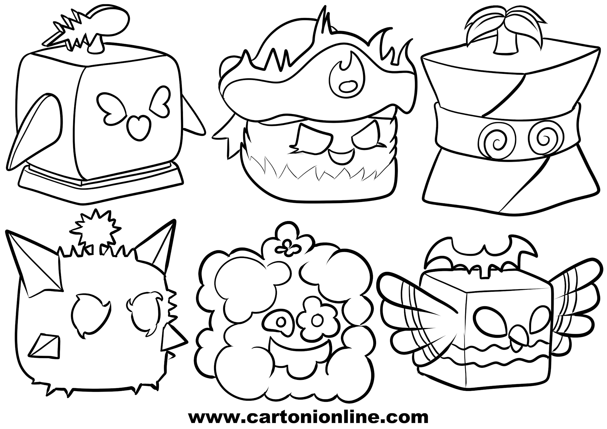 Blox Fruits Coloring Page