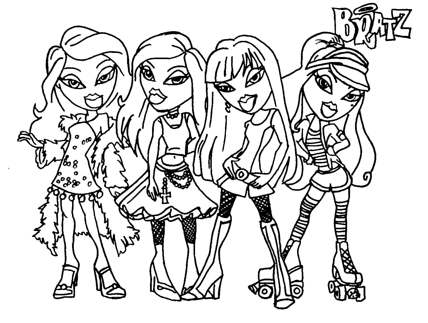 Bratz Free Printable Coloring Page Download Print Or Color Online For Free Bratz Free Printable Coloring Page Download Print Or Color Online For Free