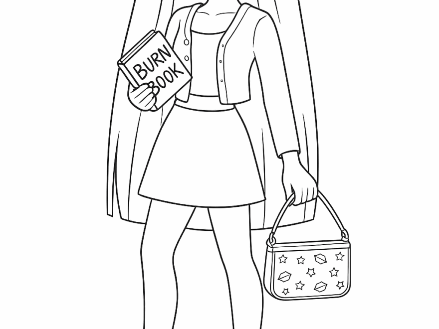Bratz Mean Girls Coloring Pages Cady Karen Gretchen Regina YouLoveIt