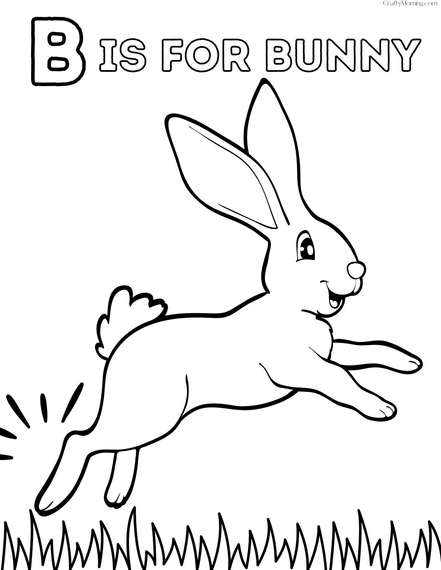 Bunny Coloring Pages To Print Crafty Morning Bunny Coloring Pages To Print Crafty Morning