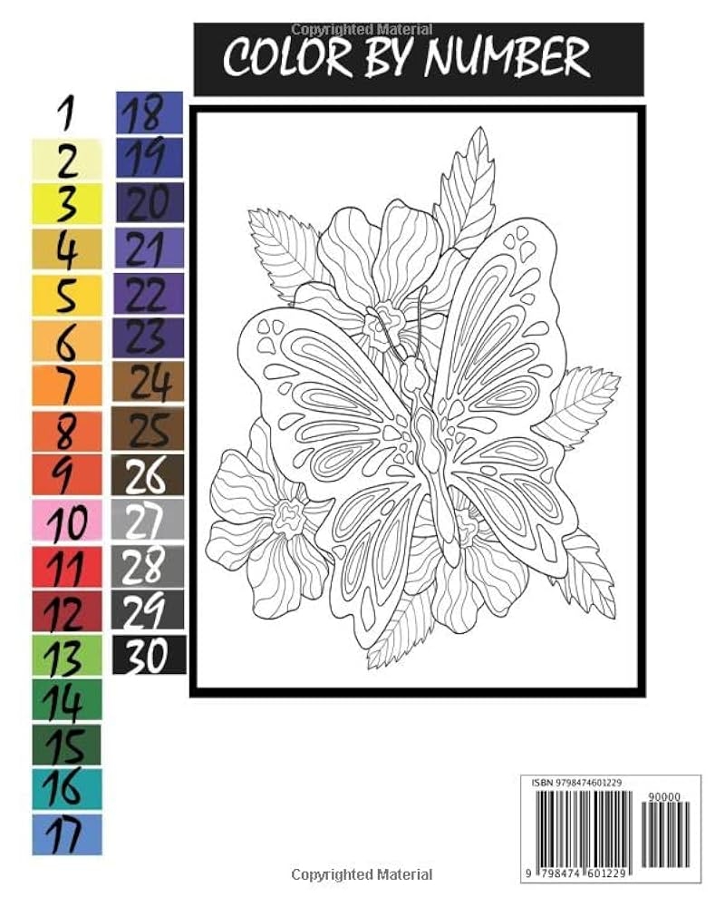 Butterflies Color By Number An Adult Coloring Book With Fun Easy And Relaxing Coloring Pages Color By Number Coloring Books For Adults Books Coloring 9798474601229 Amazon Books Butterflies Color By Number An Adult Coloring Book With Fun Easy And Relaxing Coloring Pages Color By Number Coloring Books For Adults Books Coloring 9798474601229 Amazon Books