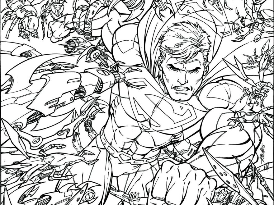 Cape And Cowl Comics Superman 48 Adult Coloring Book Variant Edition 2011