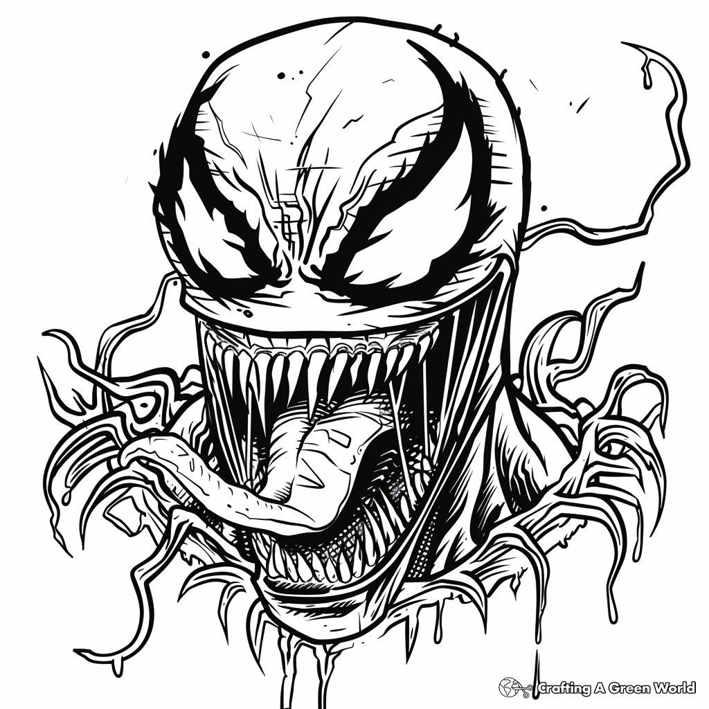 Carnage Coloring Pages Free Printable 