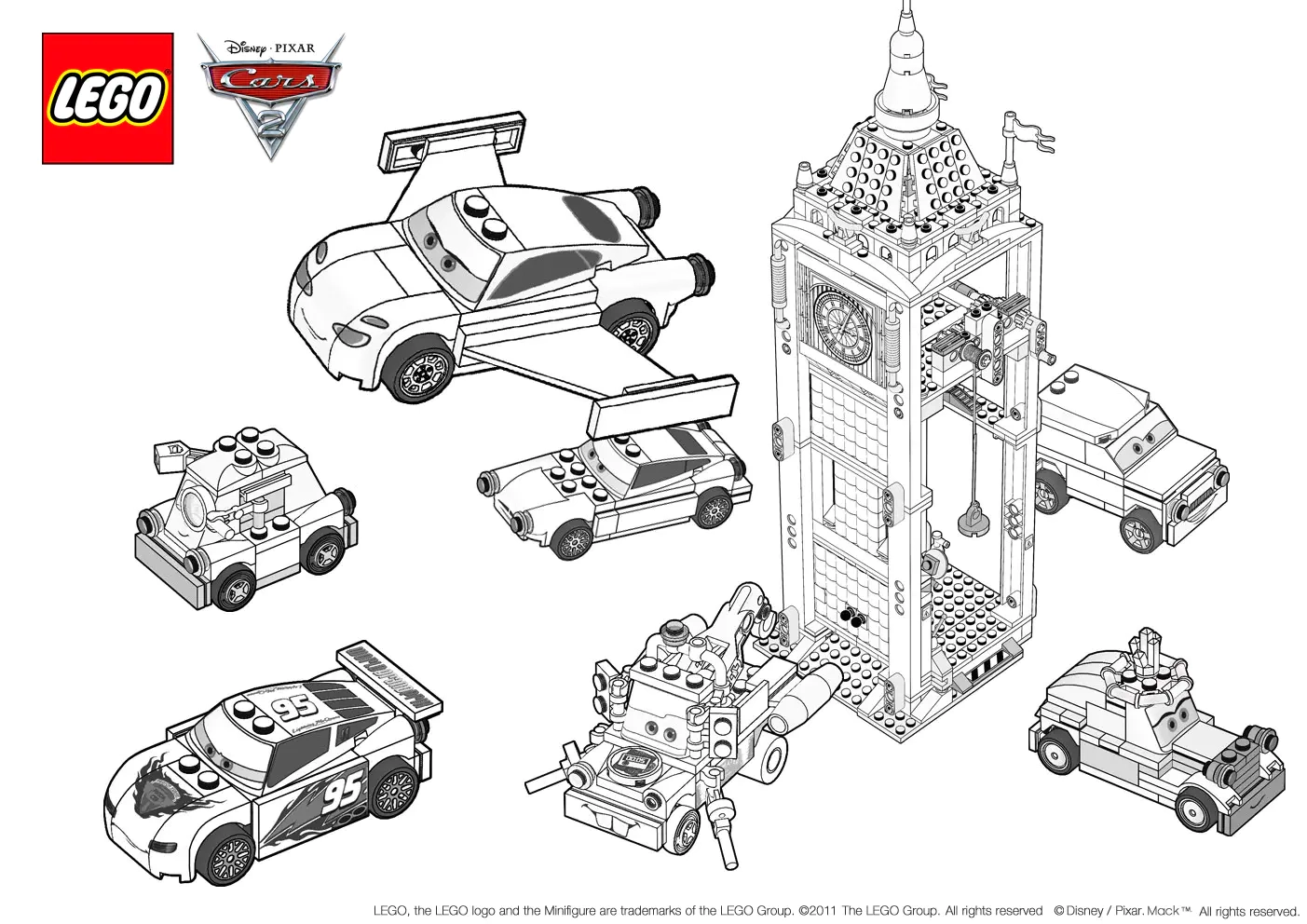 Disney Cars 2 Coloring Pages Disney Cars 2 Coloring Pages