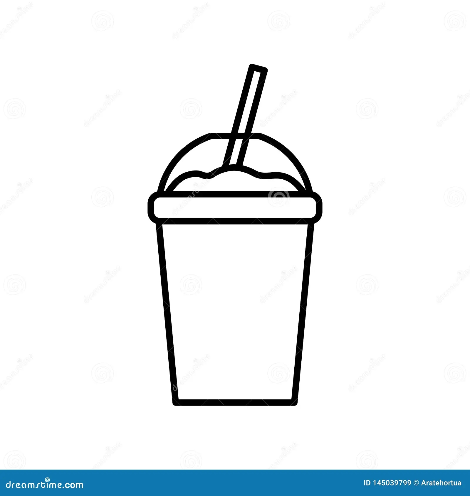 Cartoon Slush Icon Isolated On White Background Stock Vector Illustration Of Drink Food 145039799