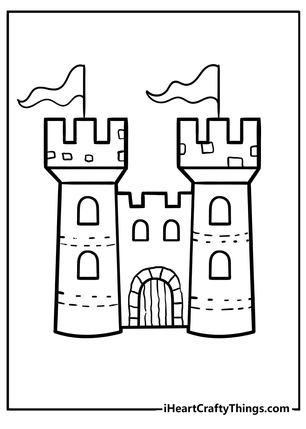 Castle Coloring Pages 100 Free Printables 
