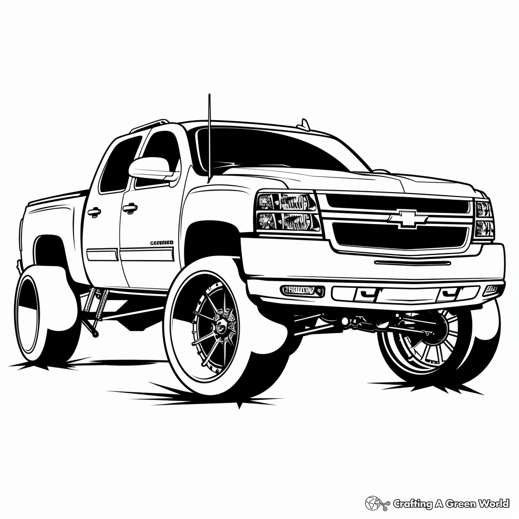 Chevy Coloring Pages Printable