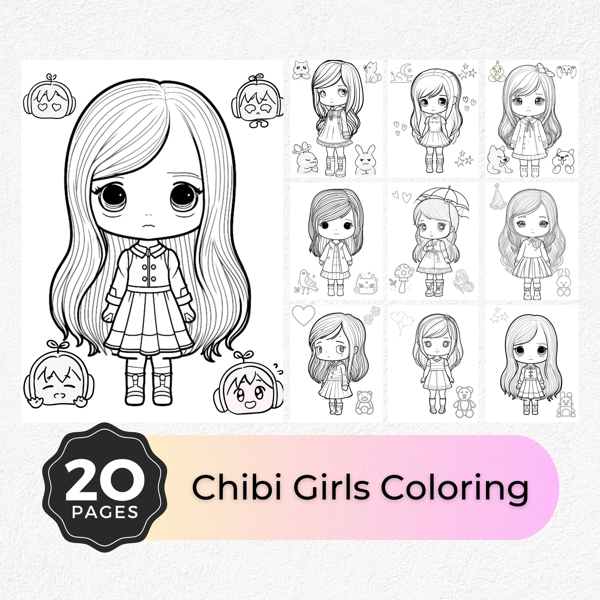 Chibi Girl Coloring Pages 20 Cute Chibi Coloring Sheets Instant Download Kawaii Coloring Book Cute Coloring Book Kids Girls 6 12 Etsy Chibi Girl Coloring Pages 20 Cute Chibi Coloring Sheets Instant Download Kawaii Coloring Book Cute Coloring Book Kids Girls 6 12 Etsy