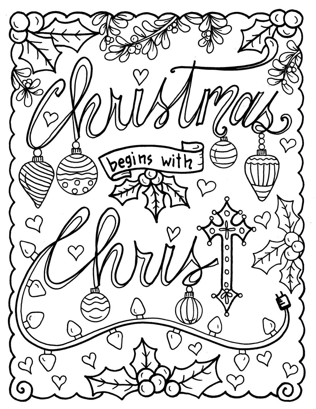 Free Printable Religious Christmas Coloring Pages