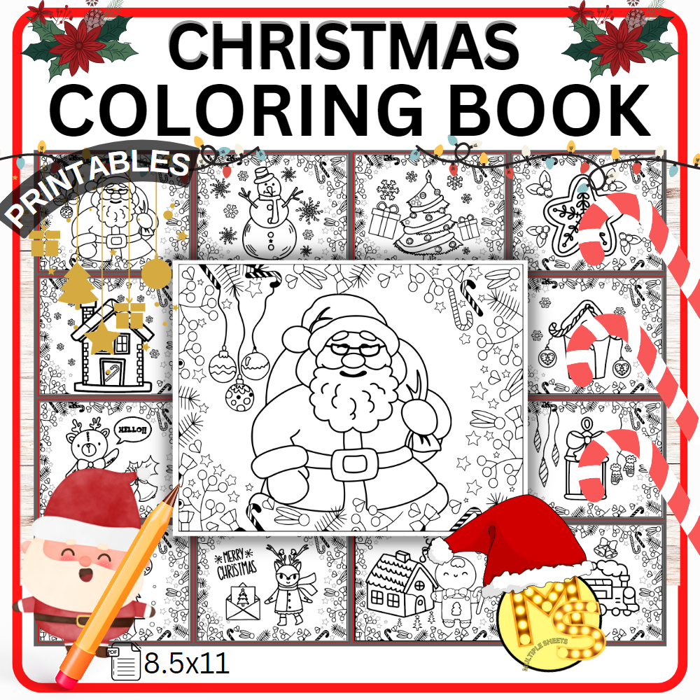 Christmas And Winter Coloring Pages