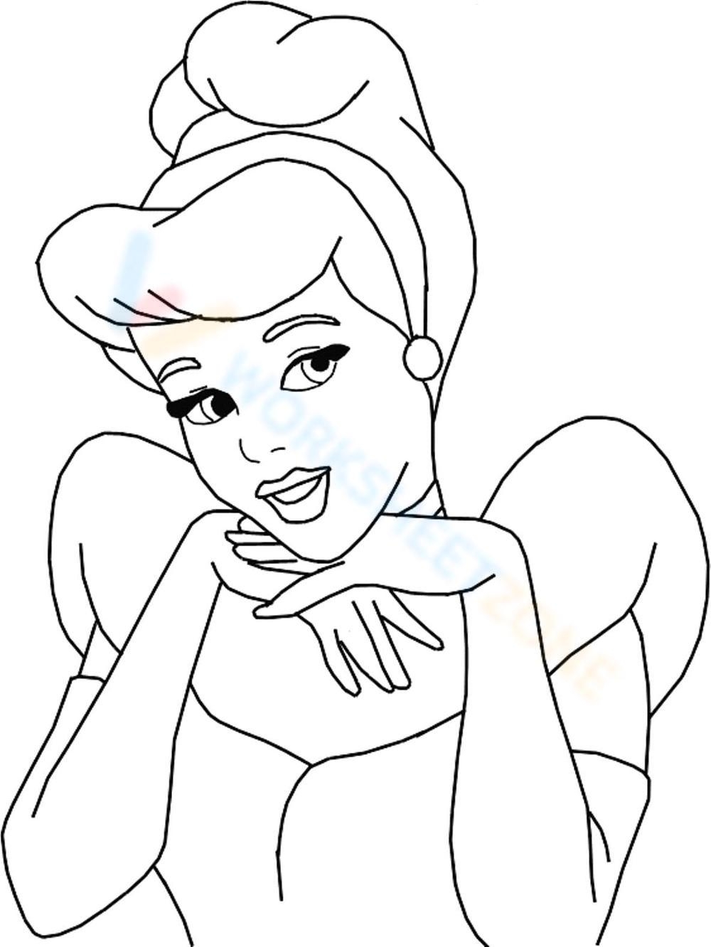 Live-Action Cinderella Coloring Pages