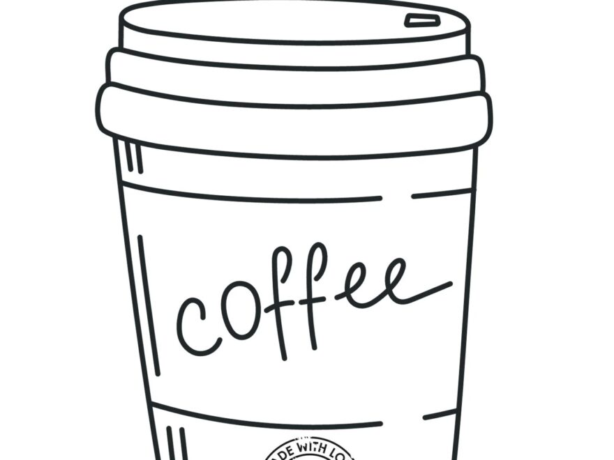 Coffee Coloring Pages To Print Crafty Morning