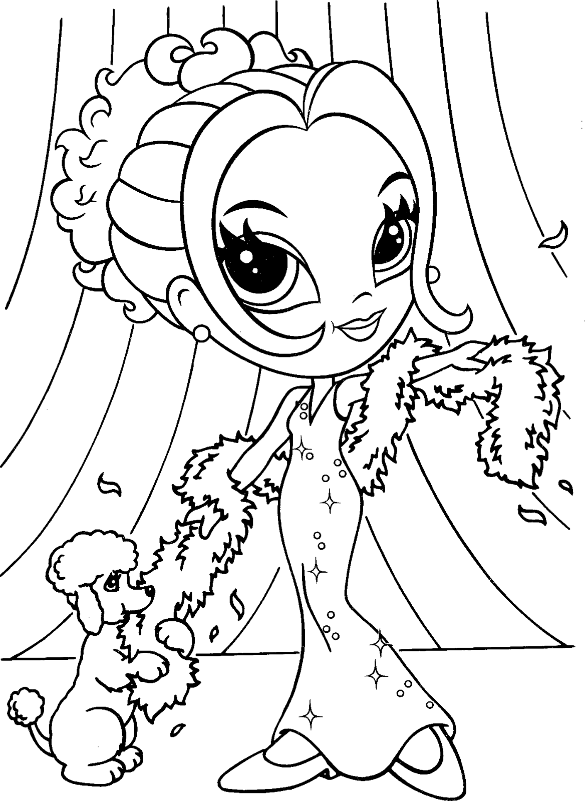Coloring Page Finery