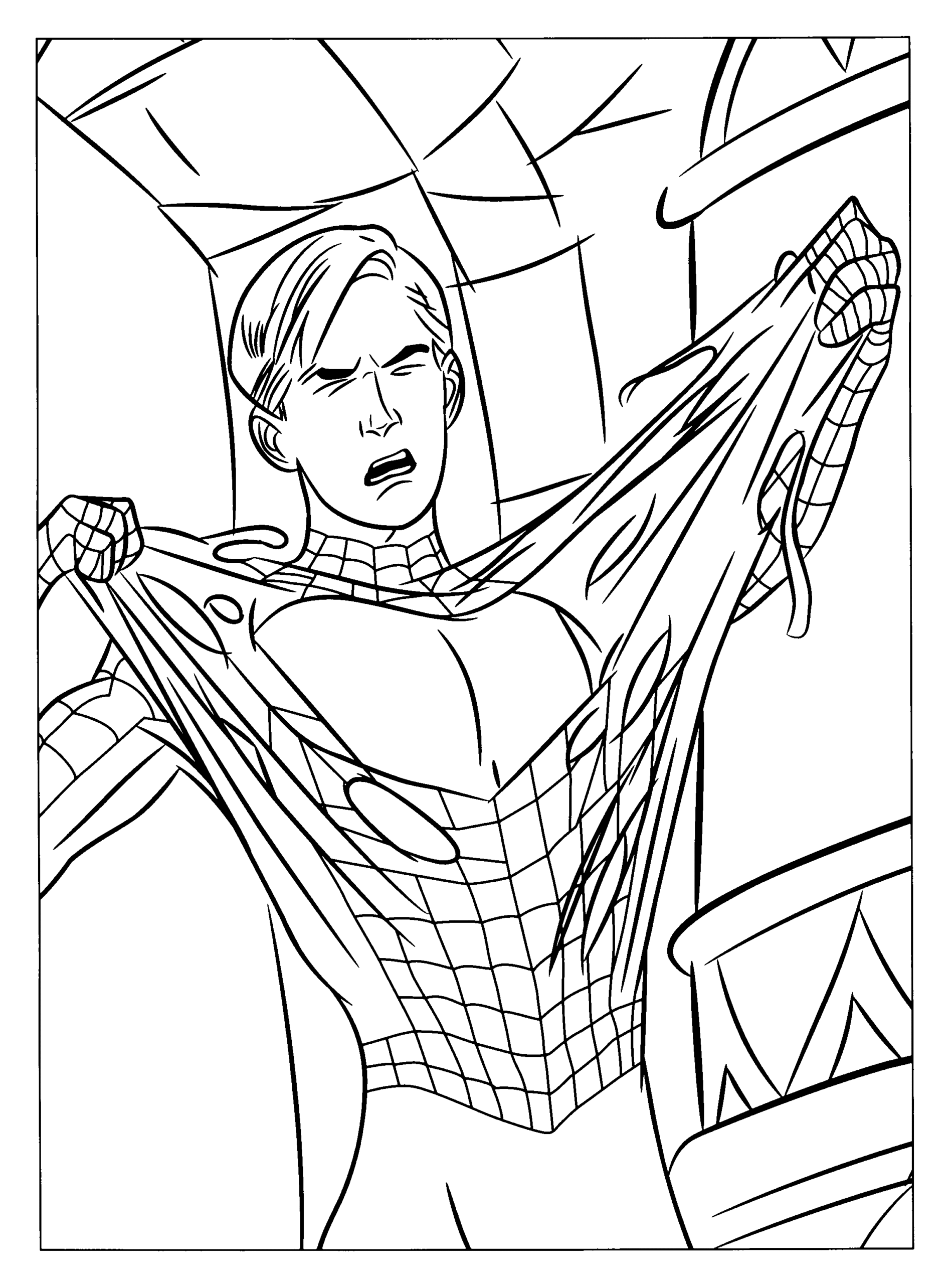 Coloring Page Spiderman 3 Coloring Pages 23