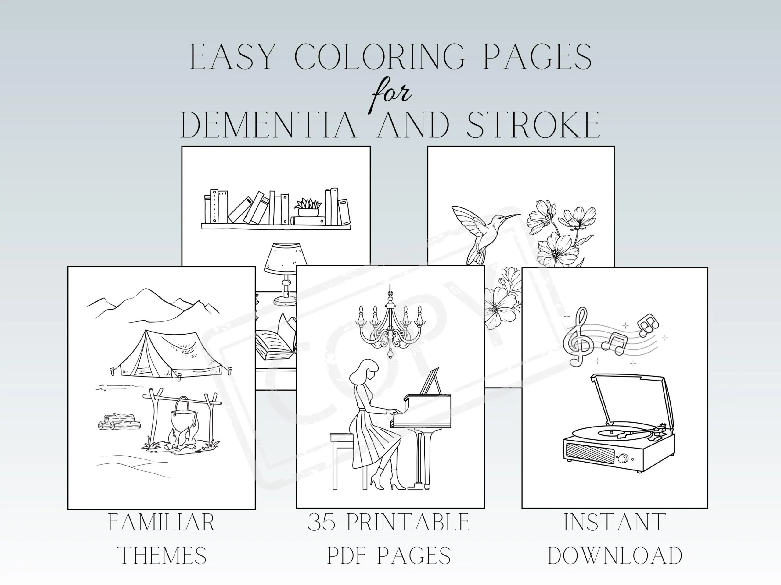 coloring pages for dementia and stroke 35 easy simple printable pdfs instant download bundle etsy coloring pages for dementia and stroke 35 easy simple printable pdfs instant download bundle etsy