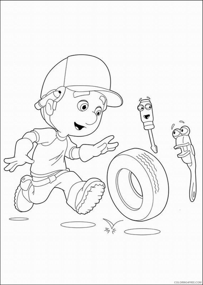 Coloring Pages Handy Manny Coloring Pages