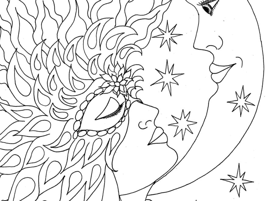 Coloring Pages Happy Family Art